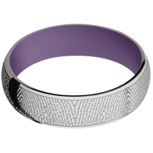 Titanium + Polish Finish + Bright Purple