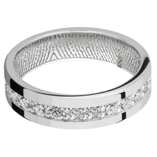 14K White Gold + Polish Finish