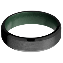 Zirconium + Satin , Polish Finish + Eastern Green