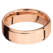 14K Rose Gold + Polish , Polish Finish