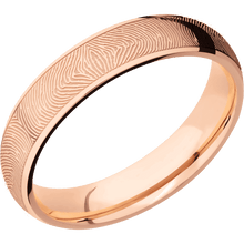 14K Rose Gold + Polish Finish