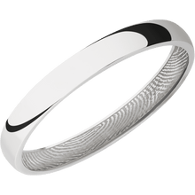 10K White Gold + Polish Finish
