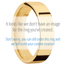 14K Yellow Gold + Polish Finish