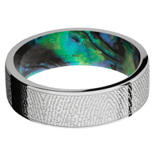 Stainless Steel + Polish Finish + Abalone