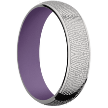 Titanium + Polish Finish + Bright Purple