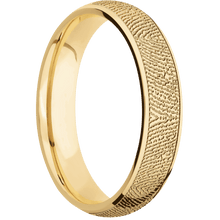 10K Yellow Gold + Polish Finish