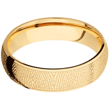 14K Yellow Gold + Polish Finish