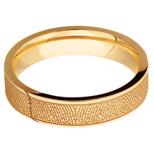 14K Yellow Gold + Polish Finish