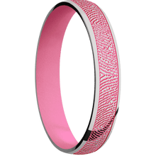 Titanium + Polish Finish + Bright Pink
