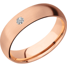 14K Rose Gold + Satin Finish