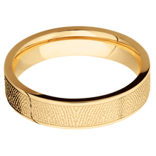 14K Yellow Gold + Polish Finish
