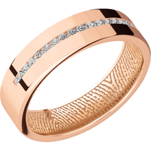 10K Rose Gold + Polish Finish