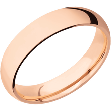 14K Rose Gold + Polish Finish