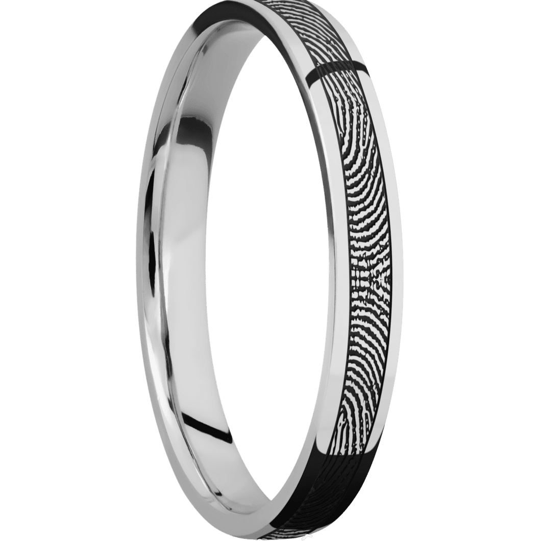 Palladium Silver + Polish Finish