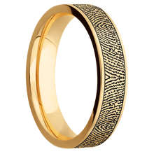14K Yellow Gold + Satin Finish