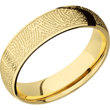 14K Yellow Gold + Polish Finish