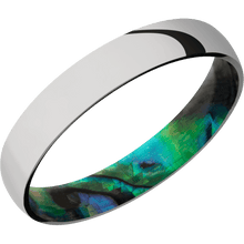Titanium + Polish Finish + Abalone