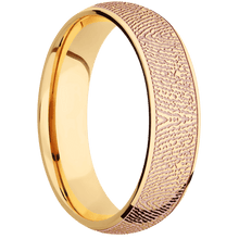 14K Yellow Gold + Polish Finish