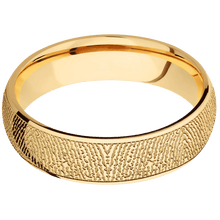 14K Yellow Gold + Polish Finish