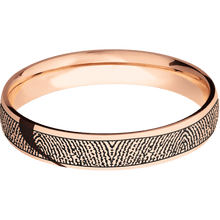 14K Rose Gold + Polish Finish