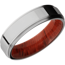 Titanium + Polish , Bead Finish + Padauk
