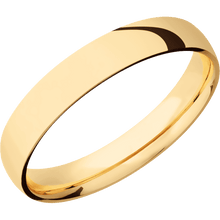 14K Yellow Gold + Polish Finish