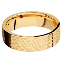 14K Yellow Gold + Polish Finish