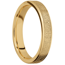 10K Yellow Gold + Satin Finish