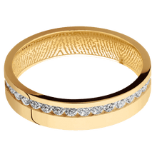 14K Yellow Gold + Polish Finish