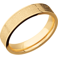 14K Yellow Gold + Polish Finish