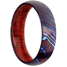 Titanium Damascus + Polish Finish + Padauk