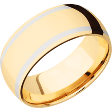 14K Yellow Gold + Polish Finish