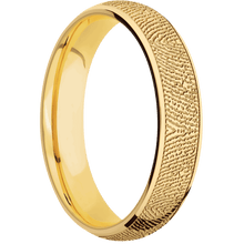 14K Yellow Gold + Polish Finish + 18K Yellow Gold