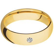 18K Yellow Gold + Polish Finish