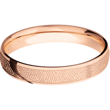 14K Rose Gold + Polish Finish