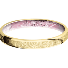 10K Yellow Gold + Polish Finish + King's Pink