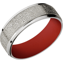 Stainless Steel + Satin , Polish Finish + Red Apple