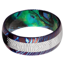 Titanium Damascus + Polish Finish + Abalone