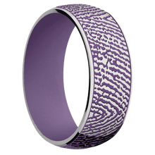 Titanium + Polish Finish + Bright Purple