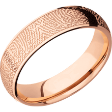 14K Rose Gold + Polish Finish