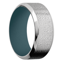 Stainless Steel + Satin , Polish Finish + Stone Blue