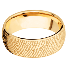 14K Yellow Gold + Polish Finish