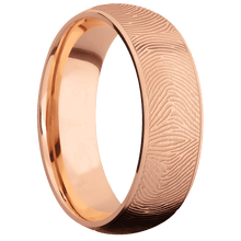 14K Rose Gold + Satin Finish