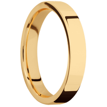 14K Yellow Gold + Polish Finish
