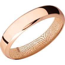 14K Rose Gold + Polish , Polish Finish