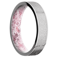 14K White Gold + Polish Finish + King's Pink