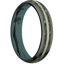 Zirconium + Polish Finish + Northern Lights