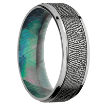Titanium + Satin , Polish Finish + Black Mother of Pearl