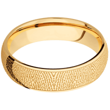 14K Yellow Gold + Polish Finish