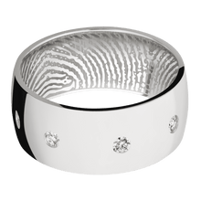 Palladium Silver + Polish Finish